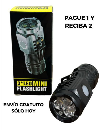 💡 LuminexPro™ - ¡Linterna INDESTRUCTIBLE! 🔦